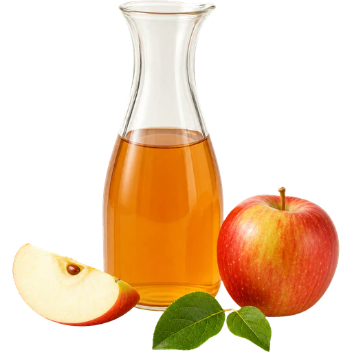 Vinagre de manzana con manzana fresca para la fórmula de Esbelita